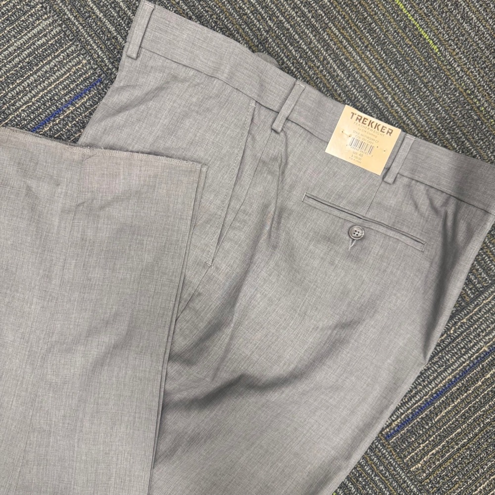 TREKKER Featherweight CTR Clothing Mens Grey Dress Pants M1718G099 CT Size 48‎